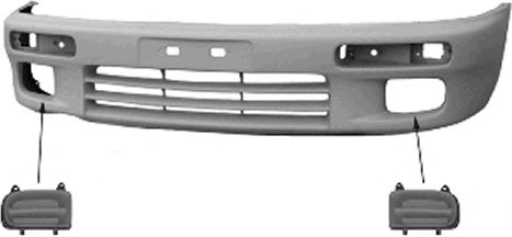 Бампер MAZDA BVT550031BBB