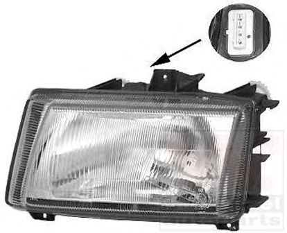 Основная фара VAN WEZEL 5826962 Основная фара VAN WEZEL 5826962