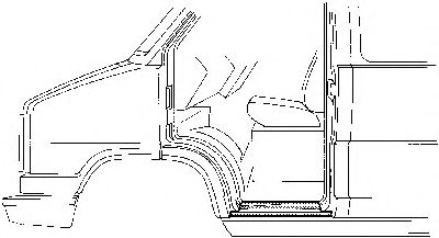 Порог VAN WEZEL 1745102
