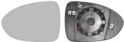 Стекло наружного зеркала Hyundai/Kia 876111W030