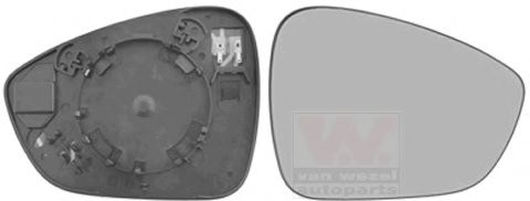 Стекло наружного зеркала VAN WEZEL 0954838