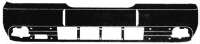 Бампер VAN WEZEL 1825576