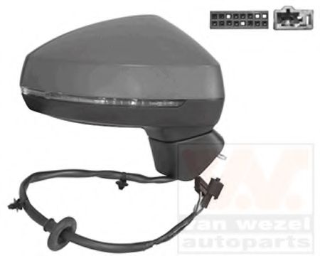 Наружное зеркало VAG 8V1857410G9B9