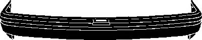 Бампер VAN WEZEL 1837542 Бампер VAN WEZEL 1837542
