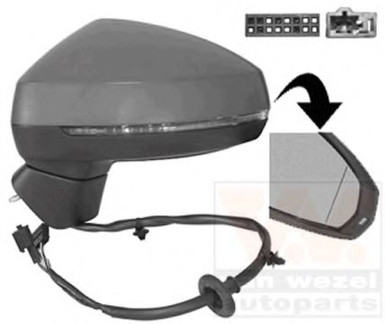 Наружное зеркало VAG 8V5857409B9B9