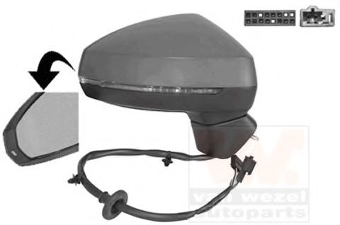 Наружное зеркало VAG 8V5857410F9B9