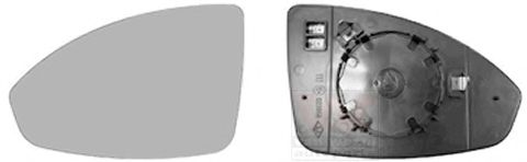Стекло наружного зеркала GM 96893022