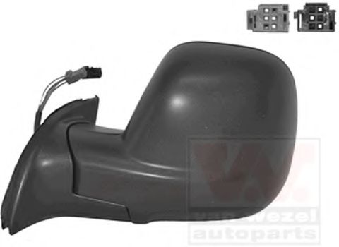 Наружное зеркало VAN WEZEL 0906807