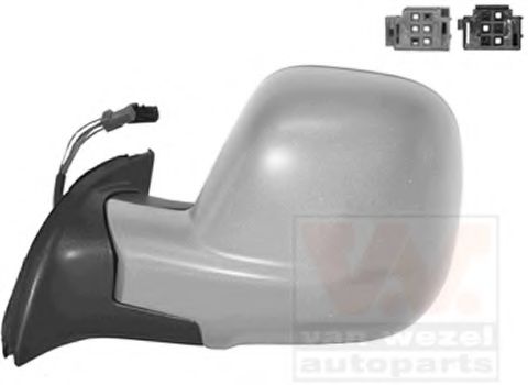 Наружное зеркало VAN WEZEL 0906817
