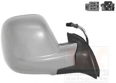 Наружное зеркало VAN WEZEL 0906828