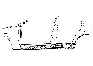 Порог VAN WEZEL 1854104