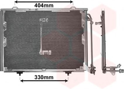 Радиатор кондиционера VAN WEZEL 30005207 Радиатор кондиционера VAN WEZEL 30005207