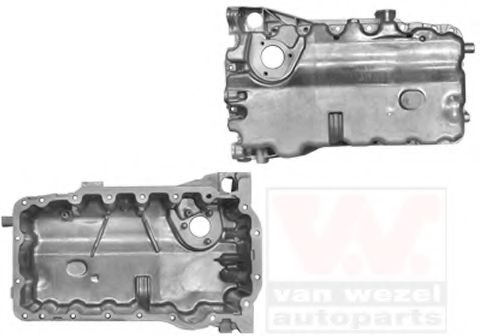 Масляный поддон VAN WEZEL 0334070