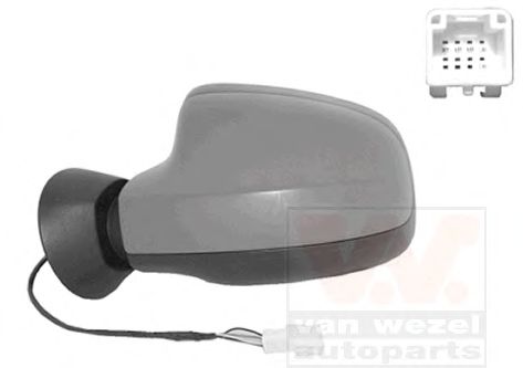 Наружное зеркало VAN WEZEL 1516817