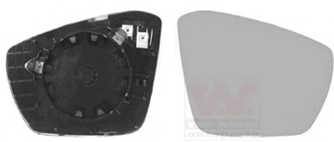Стекло наружного зеркала VAN WEZEL 7624838