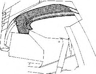Подкрылок VAN WEZEL 3070357
