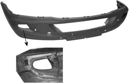 Бампер MERCEDES-BENZ A90688007709678