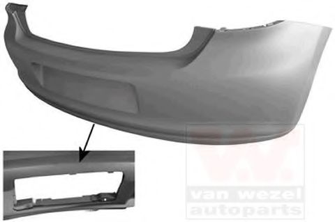 Бампер VAG 6R6807417BAGRU