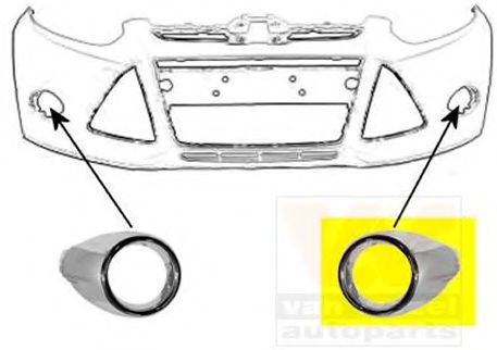Облицовка бампера FORD 1694986