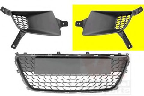 Решетка переднего бампера Hyundai/Kia 865632L000