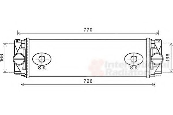 Интеркулер VAN WEZEL 30004582