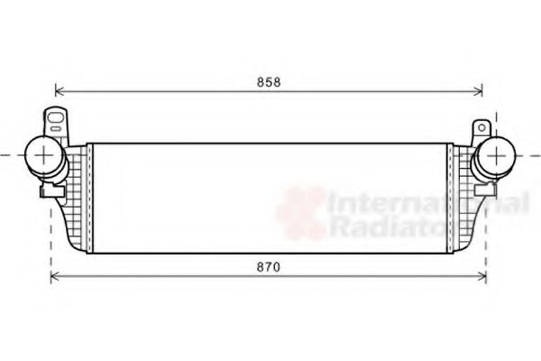 Интеркулер VAN WEZEL 58004313