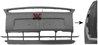 Бампер VAN WEZEL 1865570