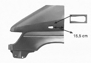 Крыло переднее MERCEDES-BENZ A9016374701