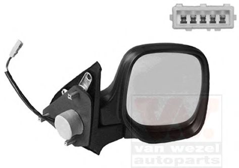 Наружное зеркало VAN WEZEL 0903808