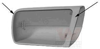 Корпус наружного зеркала VAN WEZEL 3030841