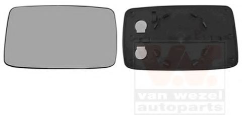 Стекло наружного зеркала VAN WEZEL 5880831