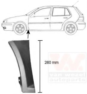 Крыло переднее VAN WEZEL 5888155