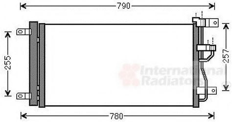Радиатор кондиционера VAN WEZEL 37005612 Радиатор кондиционера VAN WEZEL 37005612