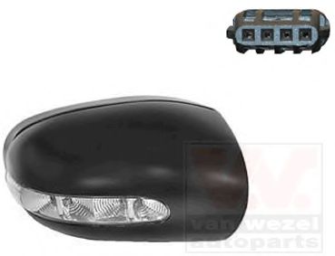 Корпус наружного зеркала VAN WEZEL 3041842