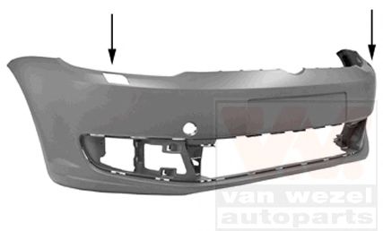 Бампер VAG 1T0807217QGRU
