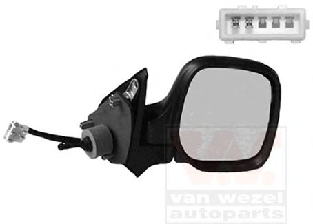 Наружное зеркало VAN WEZEL 0903814