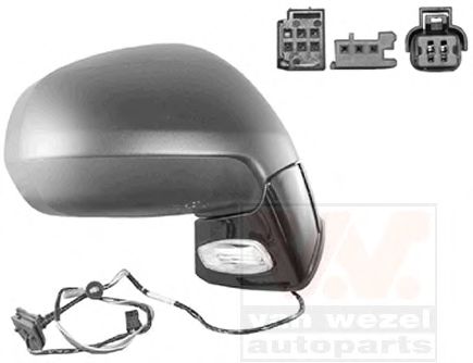 Наружное зеркало VAN WEZEL 0972808