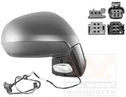 Наружное зеркало VAN WEZEL 0972818