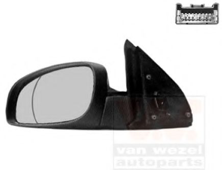 Наружное зеркало VAN WEZEL 3768807