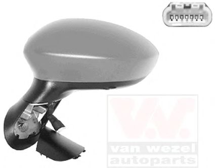 Наружное зеркало VAN WEZEL 1624815