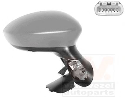 Наружное зеркало VAN WEZEL 1624816
