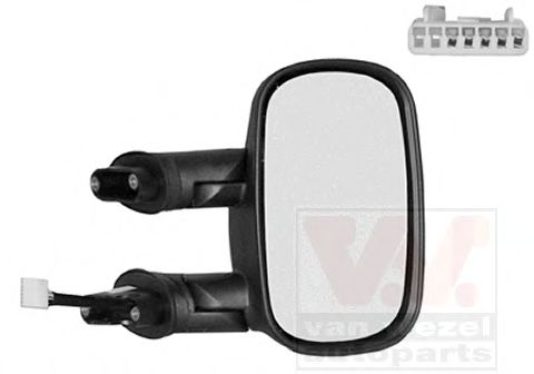 Наружное зеркало VAN WEZEL 1636808