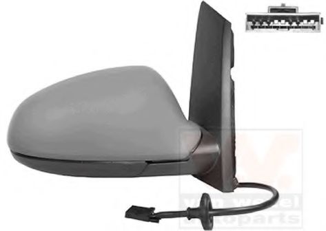 Наружное зеркало VAN WEZEL 3749808