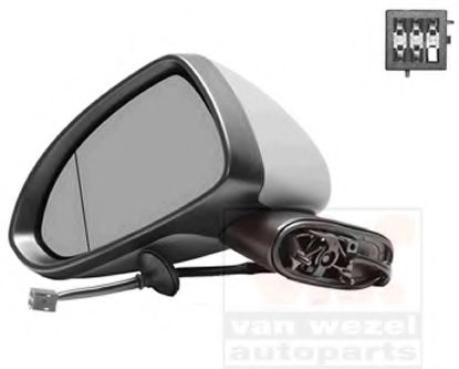 Наружное зеркало VAN WEZEL 3750807