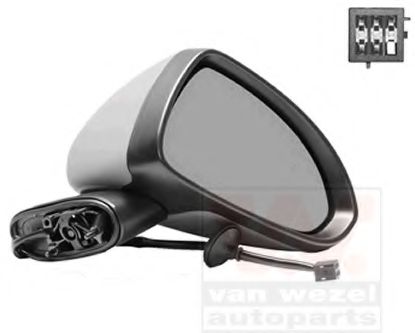 Наружное зеркало VAN WEZEL 3750808