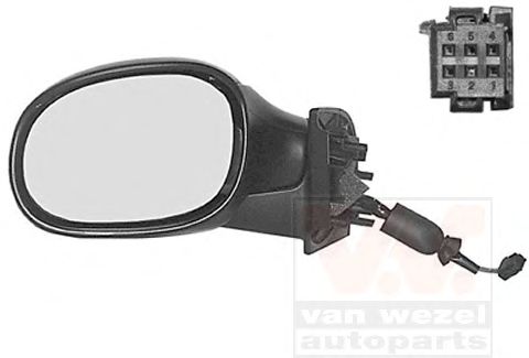 Наружное зеркало VAN WEZEL 0925807
