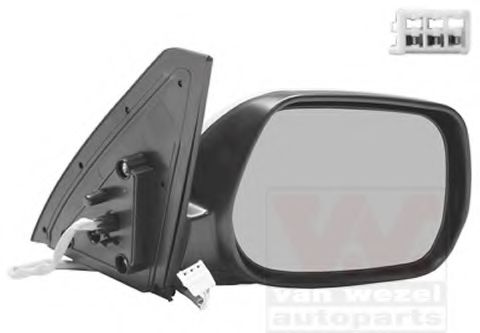 Наружное зеркало VAN WEZEL 5377806