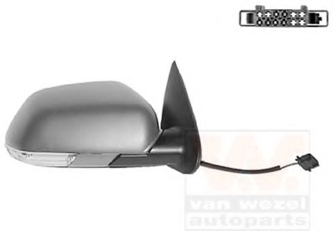 Наружное зеркало VAN WEZEL 7622818