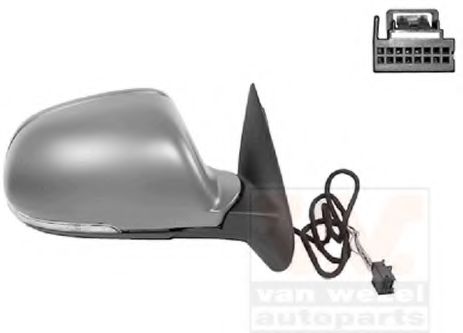 Наружное зеркало VAN WEZEL 7623808