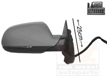 Наружное зеркало VAG 8P1858532GC01C